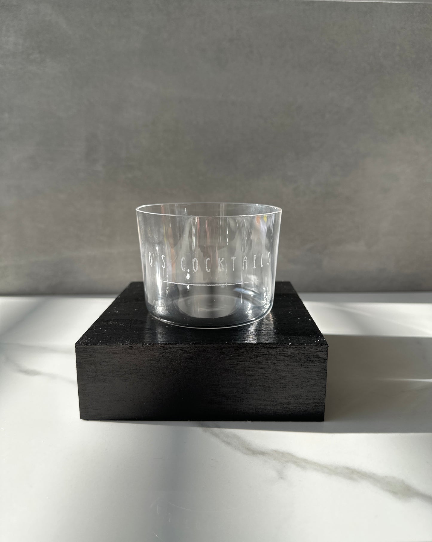 Q’s Rocks Glass