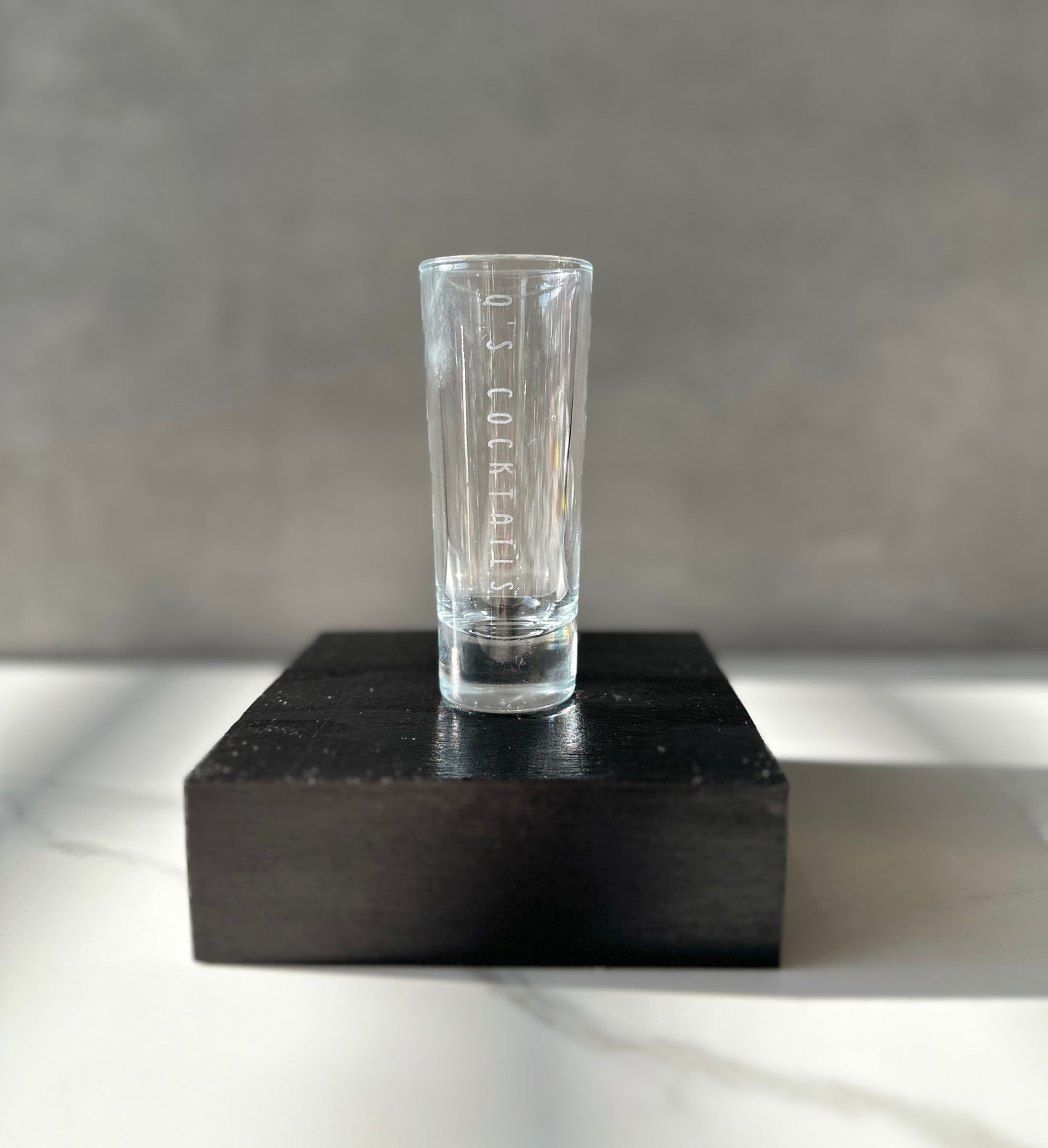 Q’s Shot Glass