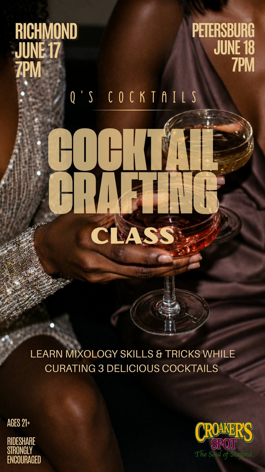 Q's Cocktails Crafting Class - PETERSBURG - June 18